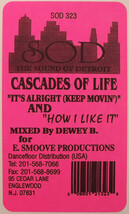 Cascades Of Life It's Allright (Keep Movin')　1995ガラージハウスクラシック　Dewey Bullock_画像4