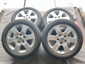 JC-R40024　16×6JJ　PCD114.3　SET45　5H　ハブ径66　195/60R16　16インチアルミ付きタイヤ4本SET