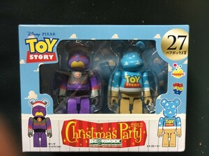  Bearbrick lot pair box .27 toy * -stroke - Leeza -g Christmas ver new Christmas party 2013 BE@RBRICK TOY STORY zurg Figure