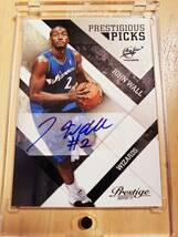 49枚限定 サイン 2010 -11 Panini Prestige JOHN WALL RC Auto ( /49) / ジョン ウォール Autograph _画像1