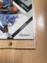 49枚限定 サイン 2010 -11 Panini Prestige JOHN WALL RC Auto ( /49) / ジョン ウォール Autograph _画像6