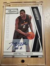 99枚限定 サイン 2010 -11 Panini Prestige Bonus shots JOHN WALL Auto ( /99) / ジョン ウォール Autograph _画像8