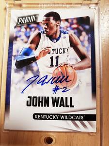 サイン 2015 -16 Panini Father's Day JOHN WALL Auto / ジョン ウォール Autograph 