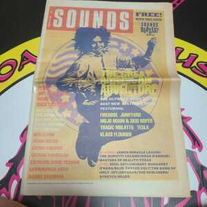 80s Sound ニュースペーパー　1989 ben Elton stone roses living colour cathal coughlan extreme noise terror lawnmower death