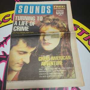 80s Sound ニュースペーパー　1989 ガンズ　バンド