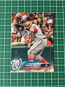 即決のみ！★TOPPS MLB 2018 UPDATE SERIES US62 マーク・レイノルズ（MARK REYNOLDS）【ワシントン・ナショナルズ】ベースカード 18★