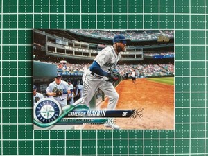 即決のみ！★TOPPS MLB 2018 UPDATE SERIES US256 キャメロン・メイビン（CAMERON MAYBIN）【シアトル・マリナーズ】ベースカード 18★