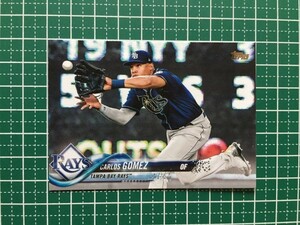 即決のみ！★TOPPS MLB 2018 UPDATE SERIES US46 カルロス・ゴメス（CARLOS GOMEZ）【タンパベイ・レイズ】ベースカード 18★