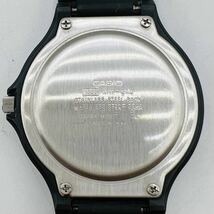 CASIO カシオ MW-240 メンズ腕時計 腕時計 時計 クオーツ クォーツ 3針 ステンレススチール ブラック 未稼働品 HT_画像7