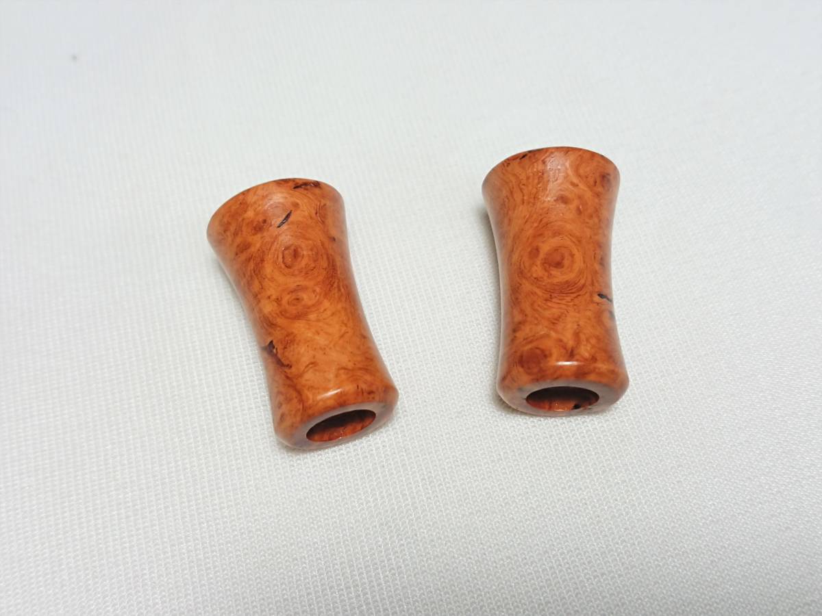 巴西花梨材 アフリカンローズウッド ハンドルノブ 2個 シマノa ダイワs