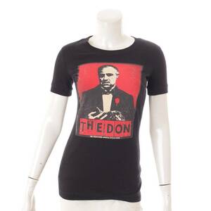 [ Dolce and Gabbana ]Dolce&Gabbana "The Godfather" short sleeves T-shirt tops black 36 124806