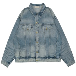 FEAR OF GOD ESSENTIALS TRUCKER JACKET / INDIGO