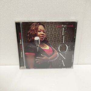 中古CD★ FIONA / more than words ★輸入盤 We've Got A Good Thing Going Stop Talking フィオナ