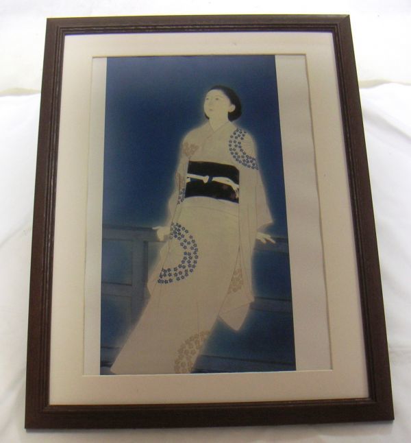 ■Reproduction CG de Tsunetomi Kitano Star, cadre en bois, achat immédiat, peinture, Peinture japonaise, personne, Bodhisattva
