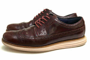 COLE HAAN コールハーン カジュアルシューズ C11715 LunarGrand Long Wingtip ルナグランド 牛革 バーガンディ ロングウイングチップ 定番