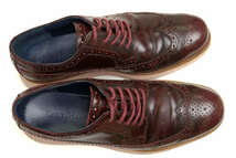 COLE HAAN コールハーン カジュアルシューズ C11715 LunarGrand Long Wingtip ルナグランド 牛革 バーガンディ ロングウイングチップ 定番_画像5