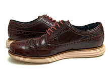 COLE HAAN コールハーン カジュアルシューズ C11715 LunarGrand Long Wingtip ルナグランド 牛革 バーガンディ ロングウイングチップ 定番_画像3