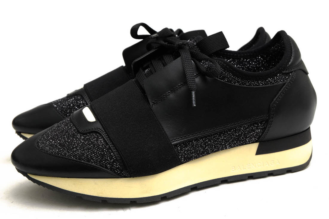 納得できる割引 BALENCIAGA バレンシアガ レースランナー ピンク 黒