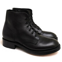 DSQUARED2 ディースクエアード レースアップブーツ W14AB111 ANKLE BOOT 牛革 プレーントゥ サイドジップ レザーソール_画像2