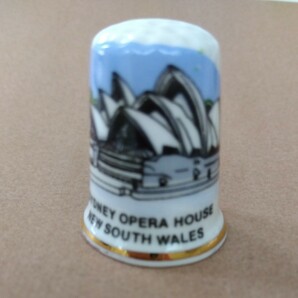シンブル　指貫　指貫　陶器製　オーストラリア　シドニー　オペラハウス　ニューサウスウェールズ