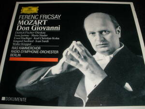 フリッチャイ モーツァルト ドン・ジョヴァンニ フィッシャー ディースカウ ユリナッチ Mozart Don Giovanni Fricsay Dieskau