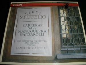 ヴェルディ スティッフェリオ ホセ・カレーラス シルヴィア・シャシュ ガルデッリ 西独 初期 Verdi Stiffelio Gardelli Carreras Sass