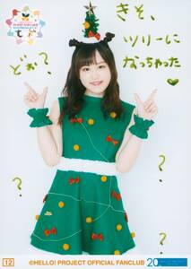 つばきファクトリー【新沼希空】 コレクション生写真 No.12　FCイベント ~キャメリア ファイッ！vol.9 キャメリア Xmas Partyへようこそ！~