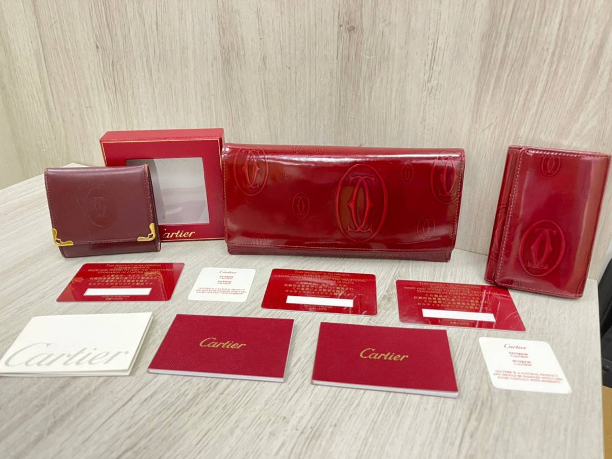Cartier ハッピーバースデー 6連キーケース ボルドー 【436】 www