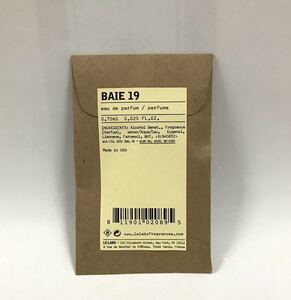 《送料無料》ルラボ べ 19 オードパルファム 0.75ml サンプル ※未開封※ #BAIE 19 EDP #ベ19