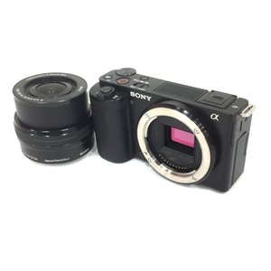 1円 SONY ZV-E10 SELP1650 ミラーレス一眼カメラ ボディ レンズ 動作確認済 付属品あり
