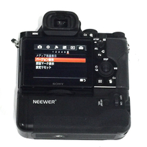 1円 SONY α7 ILCE-7 ミラーレス一眼カメラ ボディ NEEWER NW-A7 バッテリーグリップ 付属 動作確認済 C5392-1_画像4