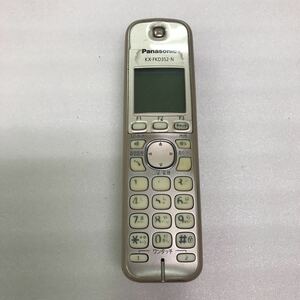 Panasonic パナソニック 電話機 子機 KX-FKD352-N バッテリー欠品 ジャンク