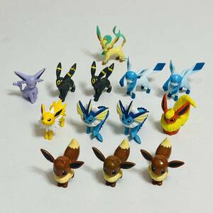 【中古品】ポケットモンスター モンスターコレクション モンコレ 13個セット イーブイ サンダース グレイシア リーフィア ブラッキー etc.