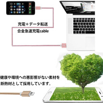 Lightning ケーブル ライトニング 2m iPhone用アルミニウム合金コネクタ　ios13_画像3