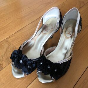 ginger mint フラワー パンプス/サンダル Sサイズ