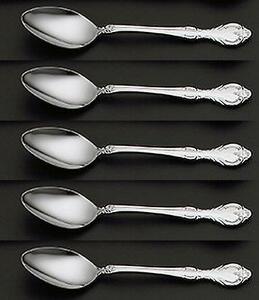 * Lucky wood oru rare n coffee spoon 5ps.@18-8 stainless steel mirror finish made in Japan new goods 