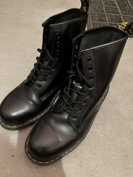 ドクターマーチン　黒　ブラック　1460 SMOOTH ブーツ　シューズ　27.5-28cm