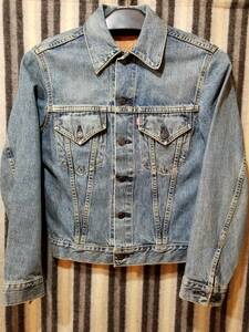 古着　Levi's　リーバイス　36（Sサイズ　）ビックE BIG　E デニム　ジージャン　Gジャン　71557 インディゴ