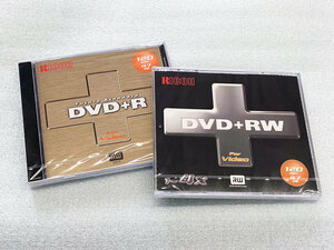 ◆◆ DVD+R・DVD+RW メディア 120分２枚セット＜RICOH＞（未開封・新品）◆◆