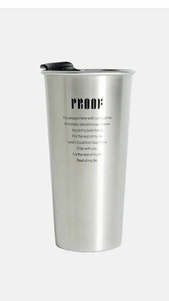 未開封★ BTS PROOF FOR YOUTH. TUMBLER タンブラー 防弾少年団 FC公式グッズ 460ml ステンレス スチール 水筒 蓋付き