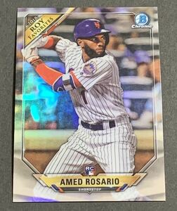 2018 Bowman Chrome Roy Favorites Amed Rosario ROYF-AR RC Mets Topps MLB アーメッドロザリオ　ルーキー　メッツ