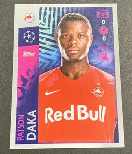 2019-20 Topps UEFA Champions League Sticker Patson Daka 420 Rookie Salzburg パトソンダカ　ルーキー　ザルツブルク　ステッカー