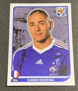 2010 Panini World Cup Sticker Karim Benzema 104 France ベンゼマ　ワールドカップ　フランス