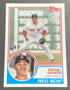 2018 Topps Rafael Devers 83-47 RC Rookie Red Sox MLB ラファエルデバース　ルーキー　レッドソックス