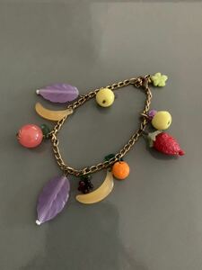  fruit motif fruit fruit bracele apple clover banana strawberry ladoro Greed ro Gree *