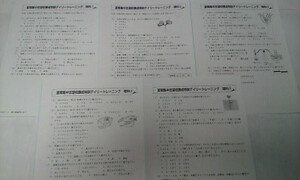 サピックス ＳＡＰＩＸ＊夏期講習＊６年 小６・理科／夏期集中志望校錬成特訓 デイリートレーニング＊全５回 完全版＊２０２１年＊未記入