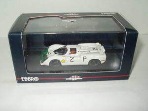 EBBRO Porsche 908 #2 1968 Nurburgeing / エブロ 1968ニュルブルクリンク ポルシェ 908 ( 1:43 )