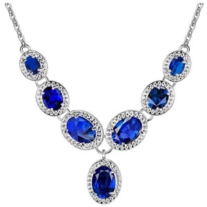 『世界一豪華』価格高騰中 ◆#2ct# 希少品 70石 サファイアダイヤモンドペンダント プラチナ仕上 未使用品 注目 新品 贈答品の商品画像