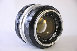 超レア誤刻印★ニコン Nikon Auto NIKKOR-S 50mm F1.4★Nippon Kojaku銘★BBB755