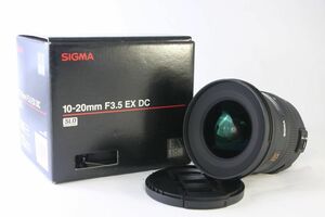 外観きれい★元箱つき★SIGMA 10-20mm F3.5 EX DC HSM ニコン★かび★AAA534